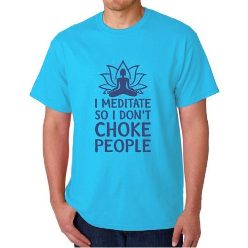 Men's Choke People Graphic Printed T-shirt