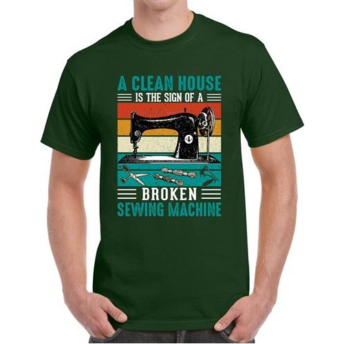 Men's Clean House Broken Graphic Printed T-shirt
