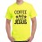 Men's Coffee Jesus Graphic Printed T-shirt