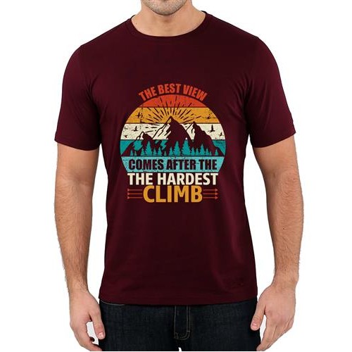 Men's Come After Climb Graphic Printed T-shirt