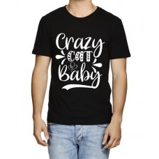 Men's Crazy Cat Graphic Printed T-shirt