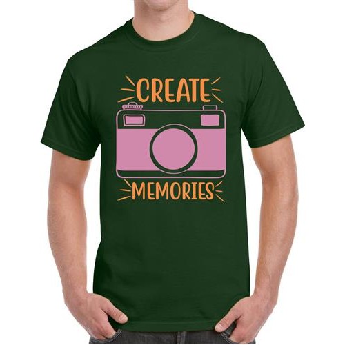 Men's Create Memories Graphic Printed T-shirt