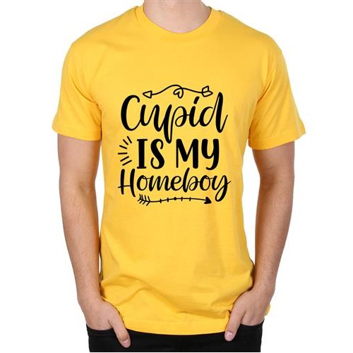 Men's Cupid Homeboy Graphic Printed T-shirt