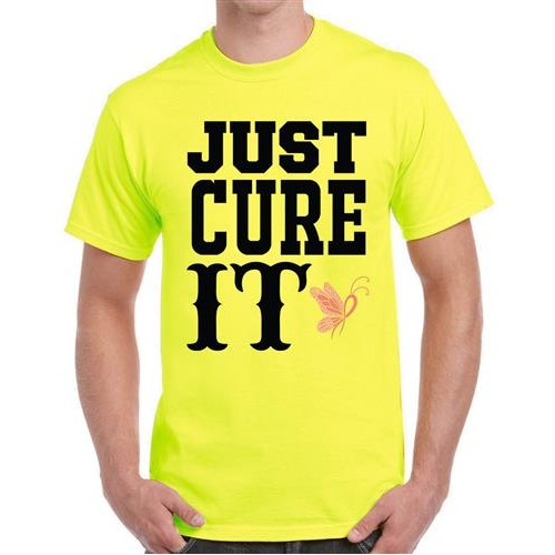 Men's Cure Just It Graphic Printed T-shirt
