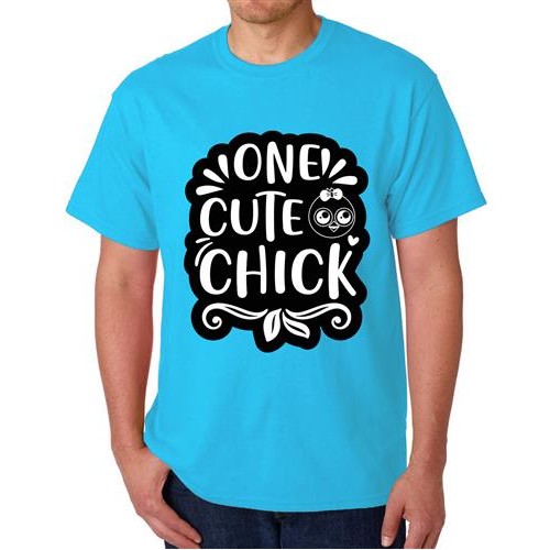 Men's Cute Chick One Graphic Printed T-shirt