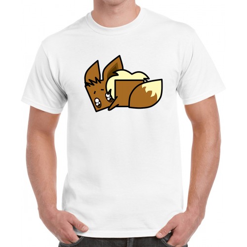 Men's Cute Eevee Graphic Printed T-shirt
