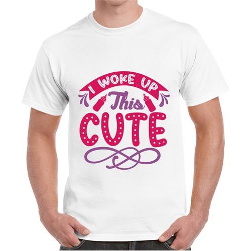 Men's Cute Woke Graphic Printed T-shirt