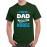 Men's Dad Awesome Nurse Graphic Printed T-shirt