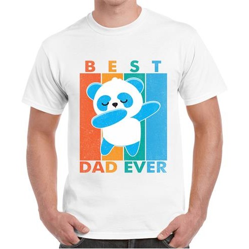 Men's Dad Best Ever Graphic Printed T-shirt