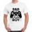 Men's Dad Boy Birthday Graphic Printed T-shirt