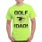 Men's Dad Golf Ball Graphic Printed T-shirt