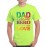 Men's Dad Hero Love Graphic Printed T-shirt