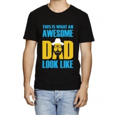 This Is What An Awesome Dad Look Like Graphic Printed T-shirt