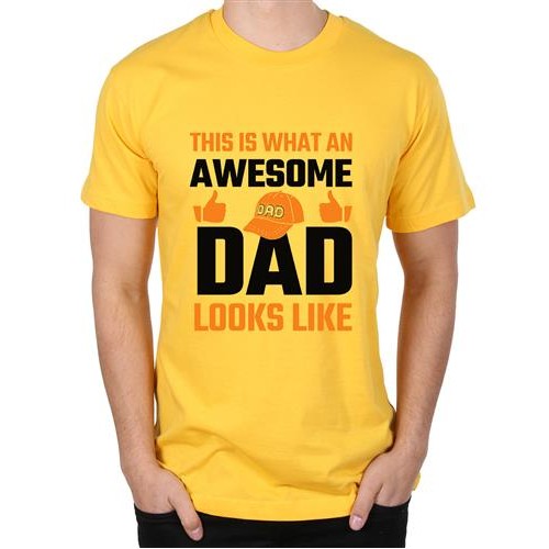 Men's Dad Looks Like Graphic Printed T-shirt