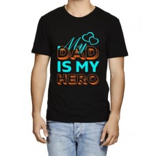 Men's Dad My Hero Graphic Printed T-shirt