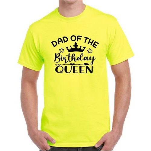 Men's Dad Queen Graphic Printed T-shirt