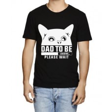 Dad To Be Loading Please Wait Graphic Printed T-shirt
