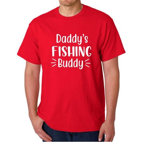 Men's Daddy Buddy Graphic Printed T-shirt