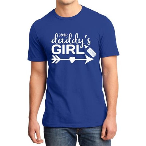 Men's Daddy Girl Arrow Graphic Printed T-shirt