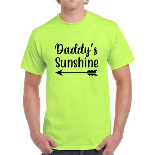 Men's Daddy Sunshine Arrow Graphic Printed T-shirt
