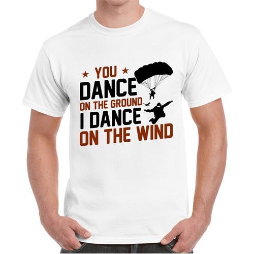 Men's Dance Ground Wind Graphic Printed T-shirt
