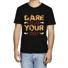 Men's Dare Be Self Graphic Printed T-shirt
