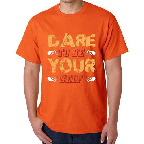 Men's Dare Be Self Graphic Printed T-shirt