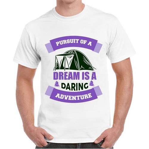 Men's Daring A Dream Graphic Printed T-shirt