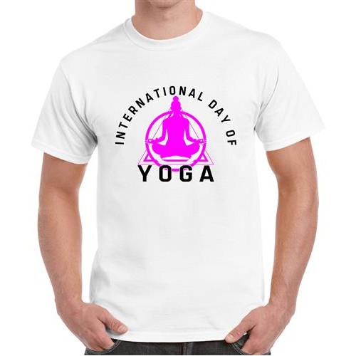 International Day Of Yoga Graphic Printed T-shirt