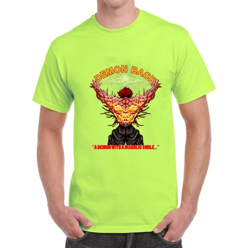 Men's Demon Back Graphic Printed T-shirt