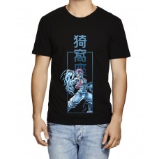 Men's Demon Slayer Akaza Graphic Printed T-shirt