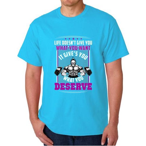 Men's Deserve You Graphic Printed T-shirt