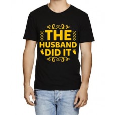 Men's Did It Husband  Graphic Printed T-shirt