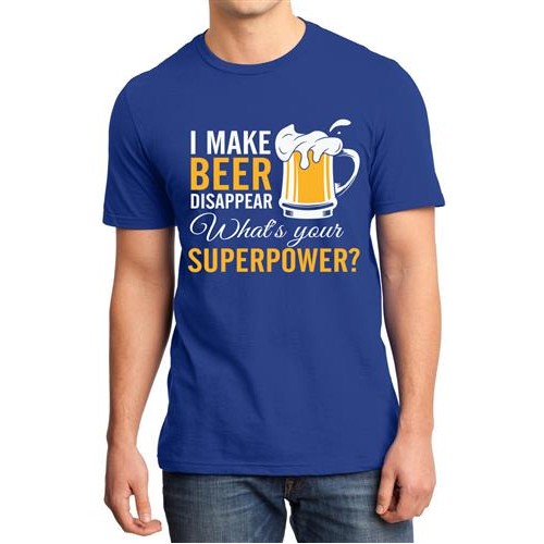 Men's Disappear Superpower Graphic Printed T-shirt