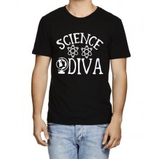 Men's Diva Science Graphic Printed T-shirt