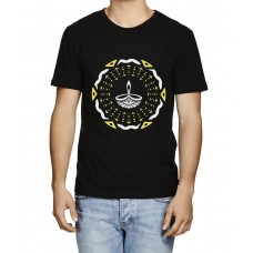 Men's Diya Light Graphic Printed T-shirt