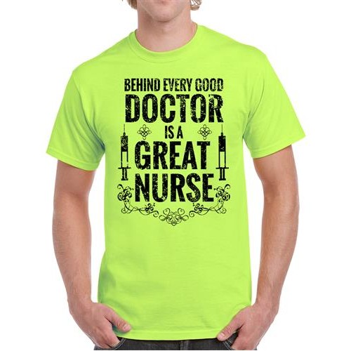 Men's Doctor Great Nurse Graphic Printed T-shirt