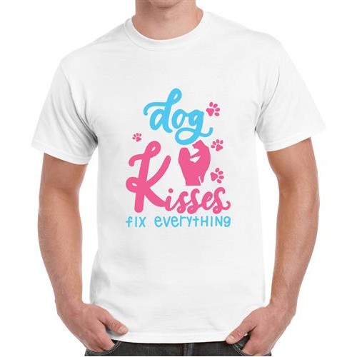 Men's Dog Fix Everything Graphic Printed T-shirt