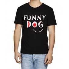 Men's Dog Funny Graphic Printed T-shirt