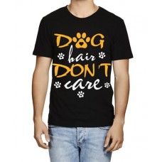 Men's Dog Hair Care Graphic Printed T-shirt