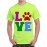 Men's Dog Love Graphic Printed T-shirt