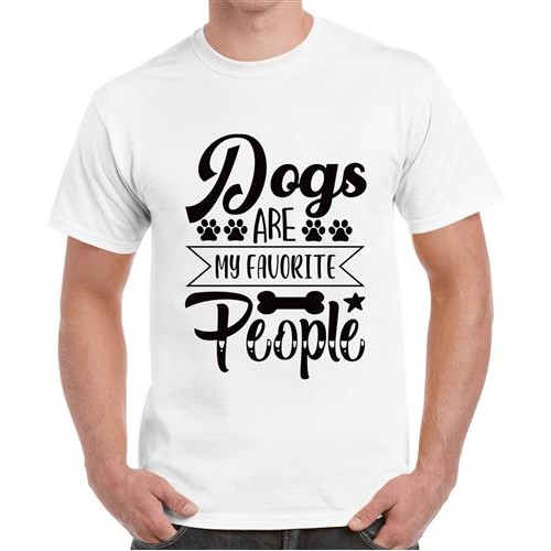 Men's Dogs Are People Graphic Printed T-shirt