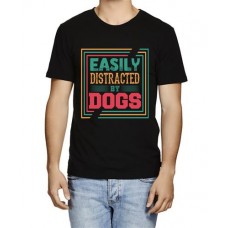 Men's Dogs Easily Graphic Printed T-shirt
