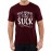 Men's Dogs People Suck Graphic Printed T-shirt