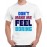 Men's Don't Feel Boring Graphic Printed T-shirt