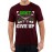 Men's Don't Give UP  Graphic Printed T-shirt
