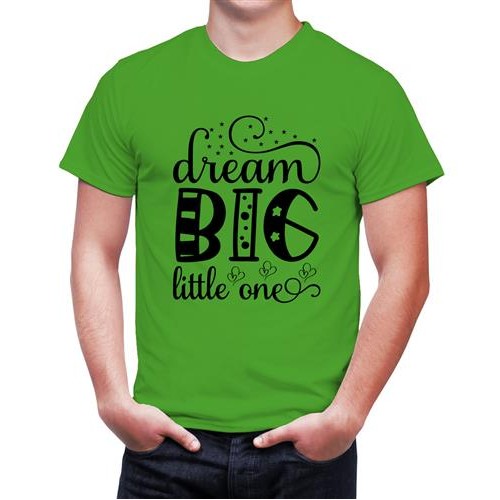 Men's Dream Big One Graphic Printed T-shirt
