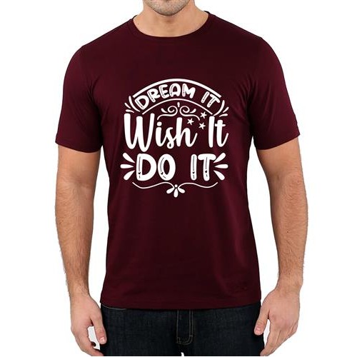 Men's Dream It Wish It Graphic Printed T-shirt