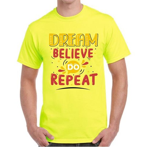 Men's Dream Repeat Graphic Printed T-shirt