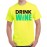 Men's Drink Wine Graphic Printed T-shirt